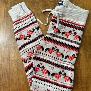 American Eagle Women's Sweater Leggings Ahh Mazingly Soft Dachshund Dog Small
